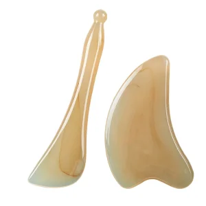Scraping Massage Tool Buffalo Horn Gua Sha Face Tool Acupuncture Massage Guasha Board