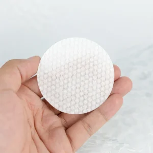 Semi-gel Dot Toner Pads Soft Eco-friendly Makeup Remover Cotton Pads Customized Color Square Shape OEKO-TEX