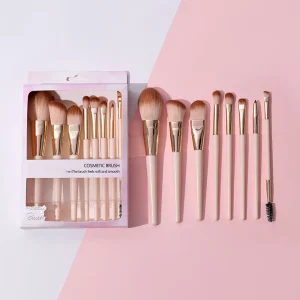 Set of 8pcs Makeup Brushes for Face Eye Beauty Customized Package