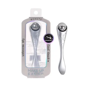Silver Ice Massage Eye Roller Stick Portable Anti aging Facial Stainless Steel Non Jade Roller Tools for Beauty Skin Care