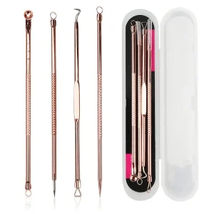 Silver Rose Gold Stainless Steel Acne Needle Set Blackhead Removal Acne Treatment Beauty Tool