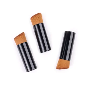 Single Base Beauty Tool Mini Portable Oblique Flat Head Liquid Contour Foundation Professional Cosmetic Makeup Brush