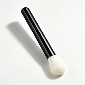 Single Black Loose Powder Blush Contour Face Brush Makeup Tool with Wood Handle and Nylon Bristles Cross Border