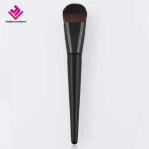 Single Black Makeup Foundation Brush Custom Private Label Crease Fluffy Synthetic Eyeshadow Brushes