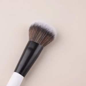 Single Double End Synthetic Hair Wood Handle Soft Face Makeup Brush