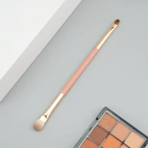 Single Double-Sided Eye Shadow Eyeliner Makeup Brush Pink