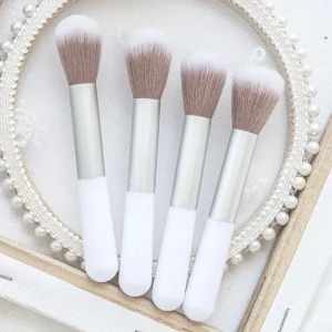 Single Makeup Brush Soft Vegan Hair Single Foundation Blush Brush Rayon Soft Fur