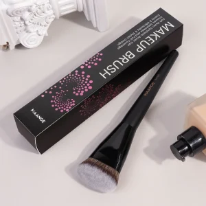 Single Makeup Brush with Box Ergonomically Designed Foundation Brush