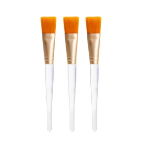 Single Mask Brush Fiber Own Logo Clear Handle Makeup Brushes