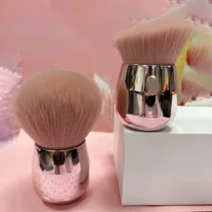 Single Mushroom Make up Foundation Brush Beauty Round Kabuki Powder Custom Logo Blush Makeup Brush