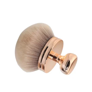 Single Rose Gold Powder Kabuki Luxury Bling Single Makeup Brush Super Soft Multi-functiton Cosmetic Brush