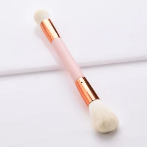 Single Wooden Handle Double Headed Makeup Brush Set Travel Portable Nose Contour Brush Makeup Brush