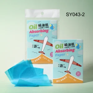 Skin Care Custom Logo 50pcs Blotting Paper Facial Oil Absorbing Paper Sheets Facial Oil Absorbent Paper
