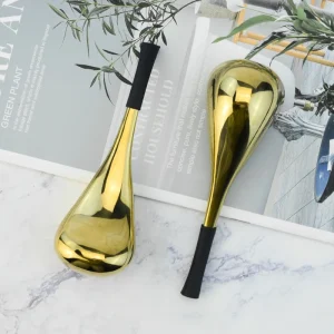 Skin Care Stainless Steel Beauty Cryo Spoon & Ice Globes for Face Lifting Massage Silver & Gold
