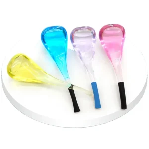 Skincare Glass Ice Spoon Facial Cryo Sticks Glitter Ice Globes