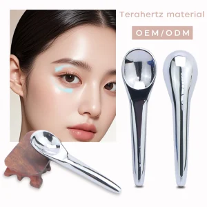 Skincare Massage Tool Spoon Shaped Terahertz Mineral Product 99.999% Natural Terahertz Ore Spoon Gua Sha