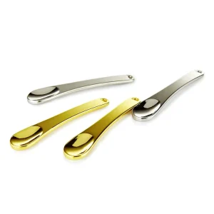 Small Metal Stainless Face Mask Spoon Eye Cream Spatula Cosmetic Scoop Mini Facial Makeup Spatula Face Cosmetic Spatula