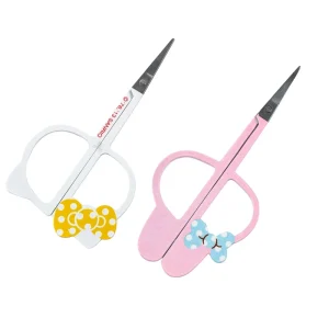 Small Pink Lash Scissors for Eyelashes Makeup Mini Stainless Steel Plastic Waterproof Eco Friendly Sharp Thai Beauty Tool