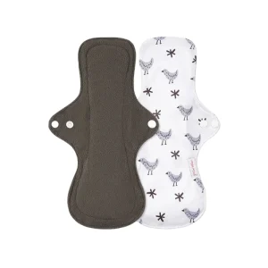 Small Size Soft Breathable Bamboo Charcoal Menstrual Pad Leak Proof and Washable Nursing Pad Sanitary Napkin for Women