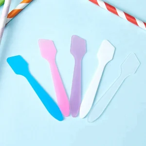Small Spatula Face Cream Scoop Cosmetic Packaging Kit Facial Cream Spoon Plastic Spatula