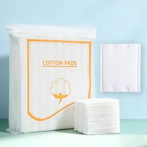 Soft Absorbent Customized Cotton Pads for Daily Facial Skin Care Makeup Remover and Oil Control Organic Square Pads