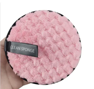 Soft Microfiber Makeup Remove Sponge Puff Facial Wash Puff Double Sided Makeup Sponge Easy to Use Beauty Make up Remover Tools