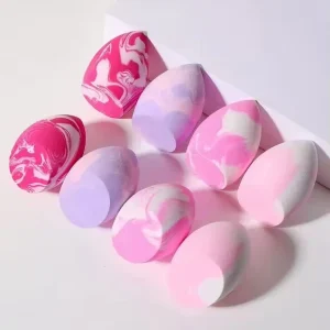 Soft Mixed Color Cosmetic Puff Latex Free Makeup Sponge