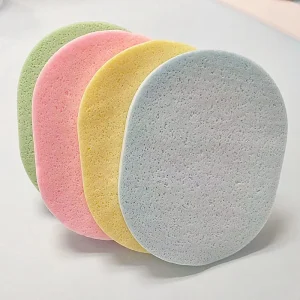 Soft PVA Seaweed Facial Exfoliating Makeup Sponge 11.5×8.5cm Washable Cleanser