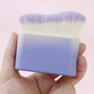 Soft Synthetic Hair Big Plastic Handled Beauty Tool Single Face Foundation BB Cream Trimming Makeup Brush Self Tan Body Brush