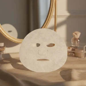 Soft Tencel Facial Mask Sheet Cool Concept Dry Raw Material Non woven Facial Mask Sheet