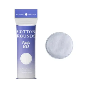 Soft Viscose Cotton Lock Stitched Edge Makeup Remover Pads