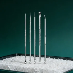 Source Factory Cell Clamping Acne Removal Needles Blackheads Pore Cleaning Squeezing Pimples High Quality Set
