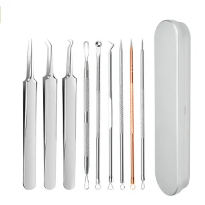 Source Factory Rose Milare Face Acne Needle Stainless Steel Blackhead Remover High Precision Durable