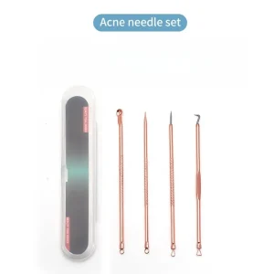 Source Factory Stainless Steel Acne Removal Needles Double Ended Acne and Blackhead Removal Needles Set