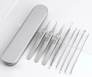 Stainless Steel Acne Needle Pimple Removal Facial Care Pointed Tip Blackhead Removal Kit