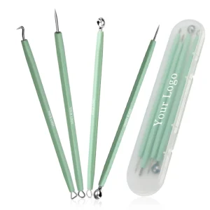 Stainless Steel Beauty Care Kit Acne Blackhead Pimple Remover Needle Pen Tool Set Blackhead Removal Tool Kit