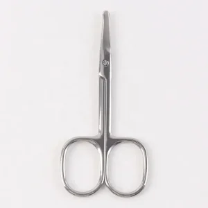 Stainless Steel Beauty Scissors Trim Eyebrows False Eyelashes Nose Hair and Other Cosmetic Tools Easy to Carry Manual
