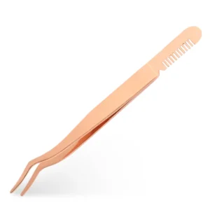 Stainless Steel Comb Eyelash Assistant Grafting False Eyelash Tweezers Wear False Eyelash Makeup Tools