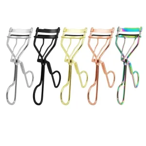 Stainless Steel Customized Color Long Lasting Eyelash Curler Makeup Tool for Home Office Travel Use 22g Lightweight