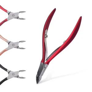 Stainless Steel Cuticle Nippers Scissor Cutter Dead Skin Remover Trimmer Acrylic Manicure Pedicure Nail Art Care Tools