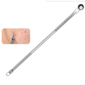 Stainless Steel Double Circle Acne Needle 4 Piece Set Blackhead Squeezing Acne Needle Beauty Tool Squeezing Acne Stick