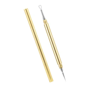 Stainless Steel Double Headed Acne Needle Comedones Removal Face Pimple Extractor Remover