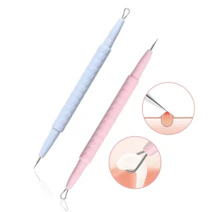 Stainless Steel Dual Head Acne Needle Blackhead Removal Pimple Spot Needle Extractor Beauty Tool for Face Nose Cleaning B0768