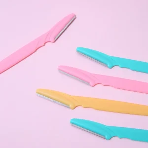 Stainless Steel Eyebrow Trimmer Makeup Razor Hair Remover Eyebrow Shaper Beauty Tool for Beverage Industry
