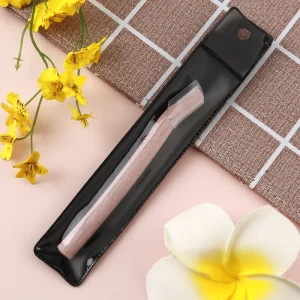 Stainless Steel Eyebrow Trimmer Professional Dermaplaning Tool Straight Barber Razor Mustache Straight Razor Lady Shaver Facial