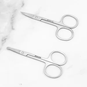 Stainless Steel Eyebrow Trimmer Scissors Nose Hair Scissor Shaping Shaver Eyelash Hair Clips Hair Remover Makeup Tools
