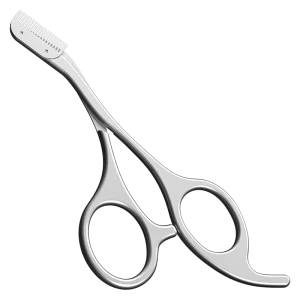 Stainless Steel Eyebrow Trimming Knife Eyebrow Face Razor for Women Professional Eyebrow Scissors With Comb Brow Trimmer Scraper