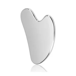 Stainless Steel Facial Scraper Heart Shaped Beauty Tool Massage Device Face Scraping Board