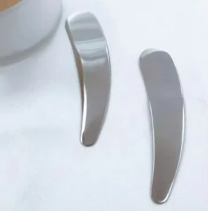 Stainless Steel Gua Sha Facial Massage Tool Stainless Steel Cosmetic Spoon