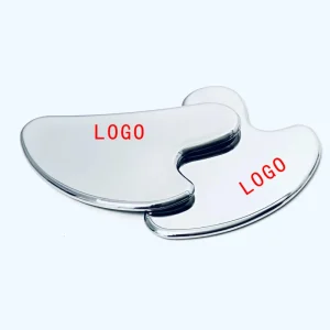 Stainless Steel Gua Sha Tool Facial Massage Scraping Board Anti Aging Skin Care Tool OEM
